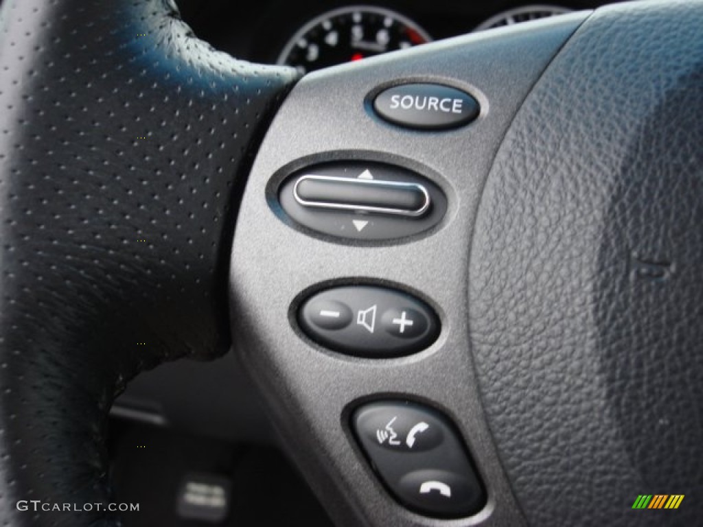 2012 Altima 3.5 SR - Super Black / Charcoal photo #19