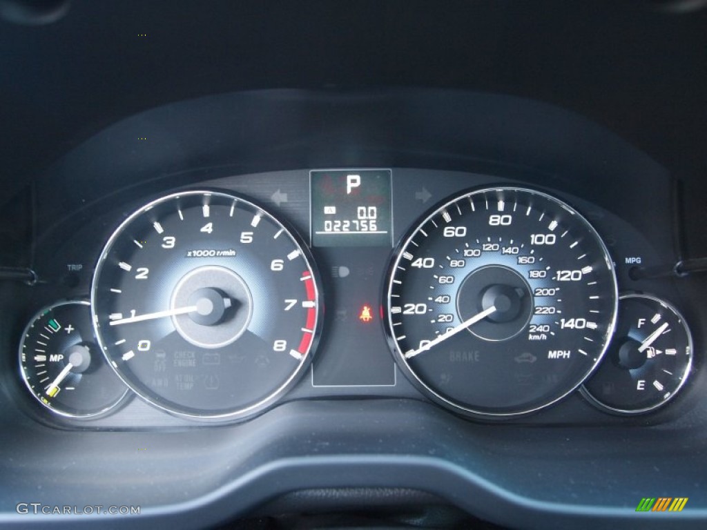 2010 Subaru Outback 2.5i Premium Wagon Gauges Photo #74484455
