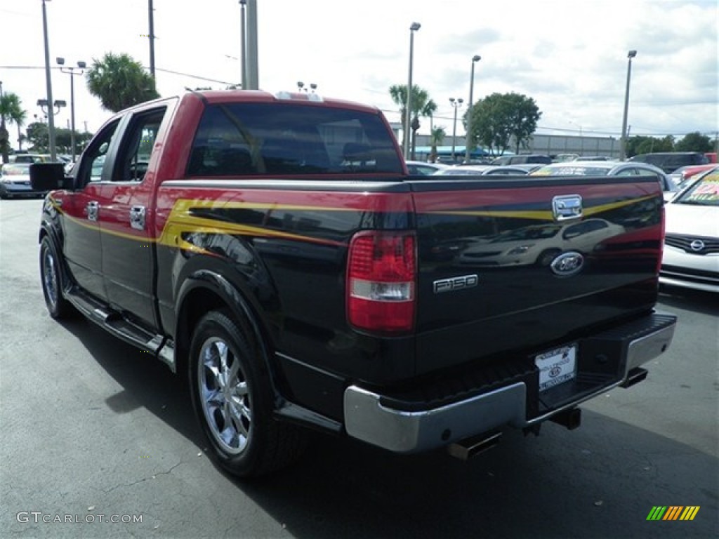 2005 F150 XLT SuperCrew - Bright Red / Black photo #10