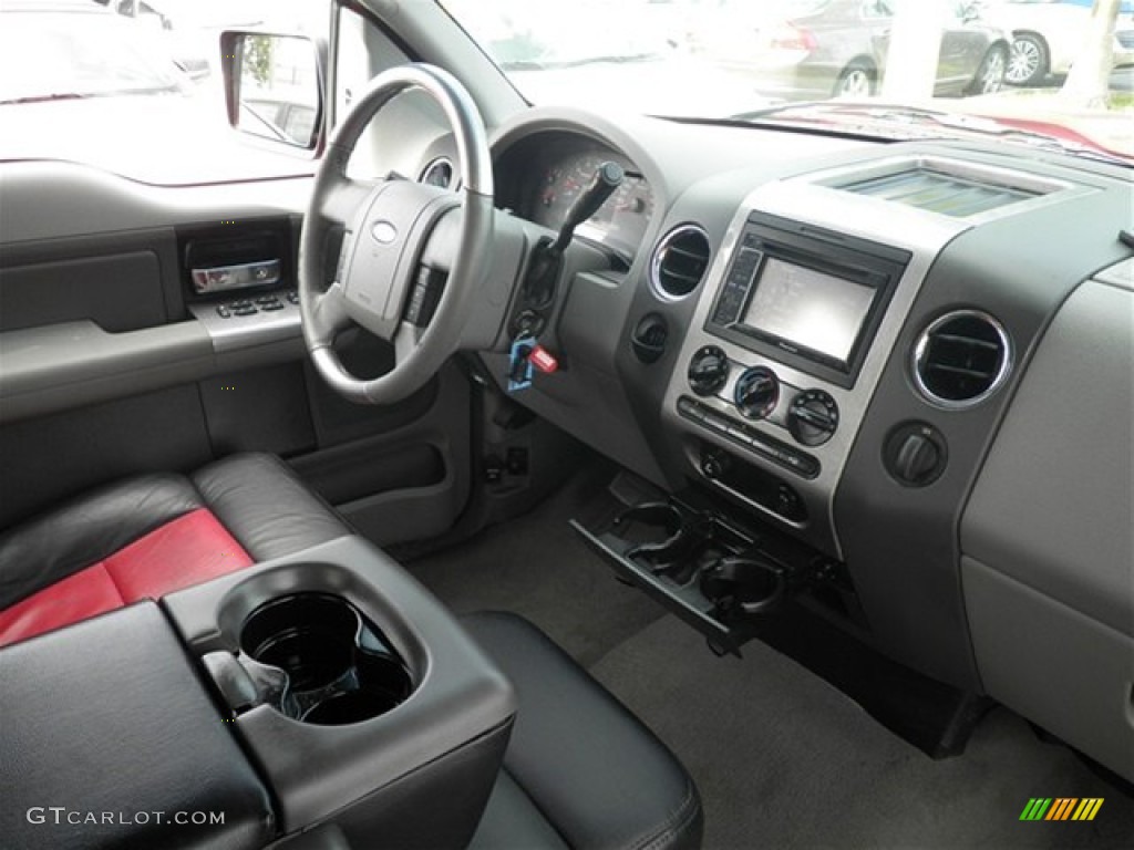 2005 F150 XLT SuperCrew - Bright Red / Black photo #20