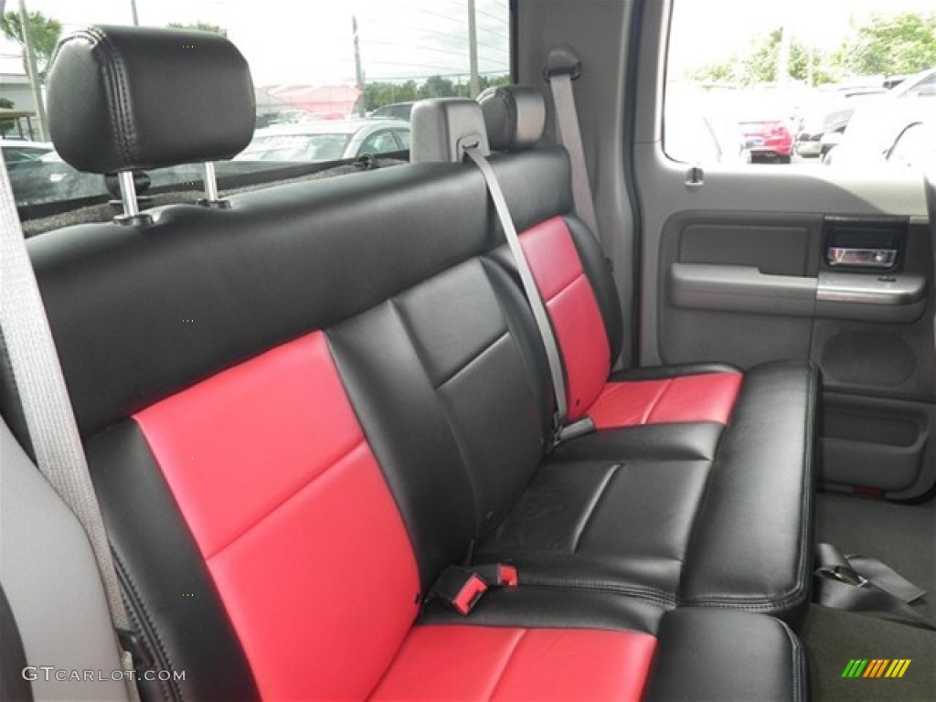 2005 F150 XLT SuperCrew - Bright Red / Black photo #24