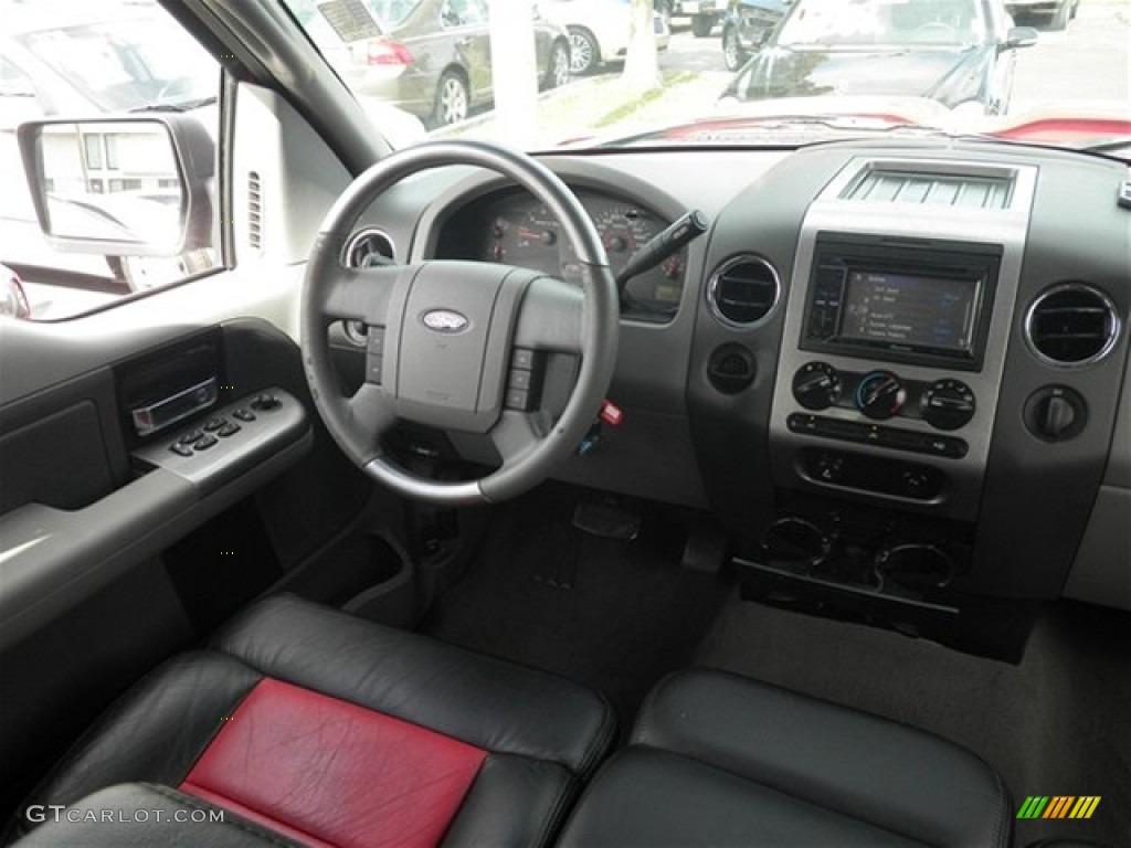 2005 F150 XLT SuperCrew - Bright Red / Black photo #31