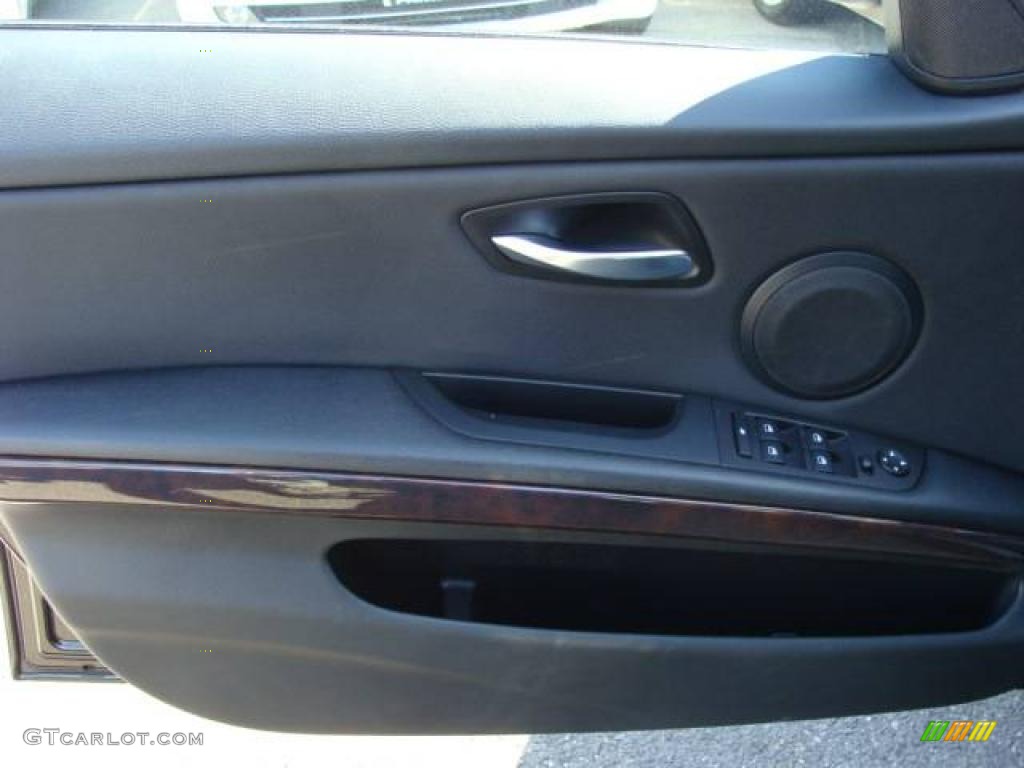 2007 3 Series 328xi Sedan - Jet Black / Black photo #9