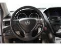 Taupe 2010 Acura ZDX AWD Technology Steering Wheel
