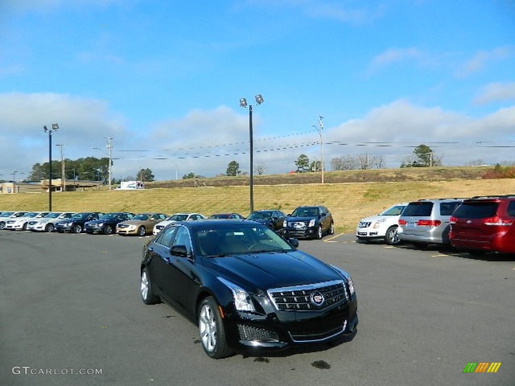 2013 ATS 2.5L - Black Raven / Jet Black/Jet Black Accents photo #1