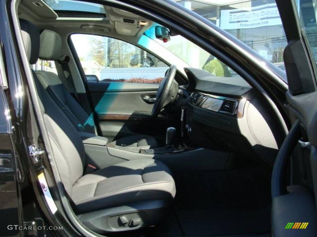 2007 3 Series 328xi Sedan - Jet Black / Black photo #22