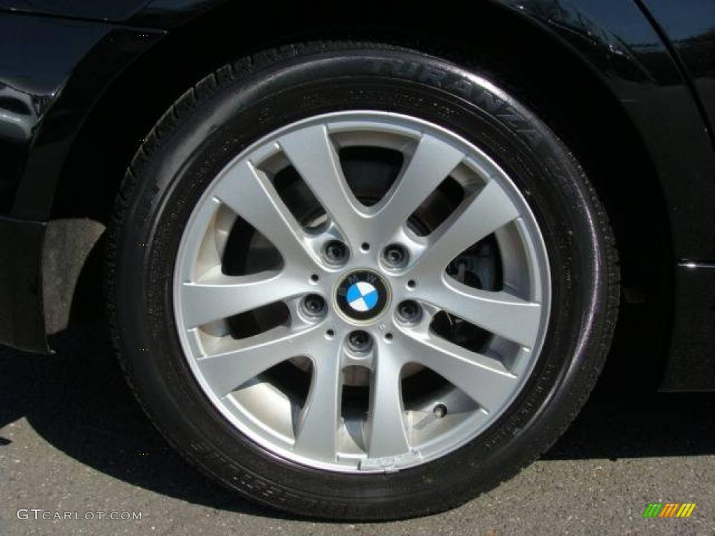 2007 3 Series 328xi Sedan - Jet Black / Black photo #23