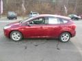 Ruby Red 2013 Ford Focus SE Hatchback Exterior