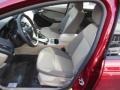 Medium Light Stone Front Seat Photo for 2013 Ford Focus #74486516