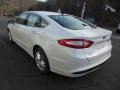 2013 White Platinum Metallic Tri-coat Ford Fusion SE 1.6 EcoBoost  photo #6