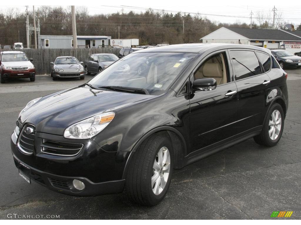 Obsidian Black Pearl 2007 Subaru B9 Tribeca Limited 5 Passenger Exterior Photo #7448726
