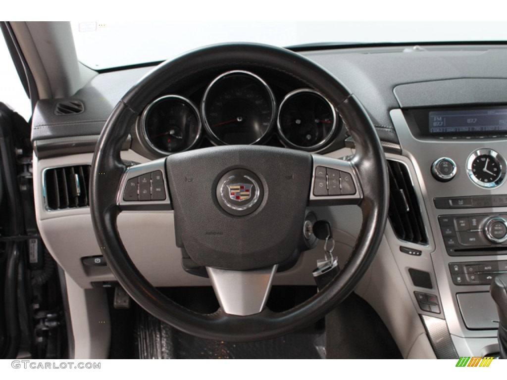 2009 CTS 4 AWD Sedan - Thunder Gray ChromaFlair / Light Titanium/Ebony photo #7