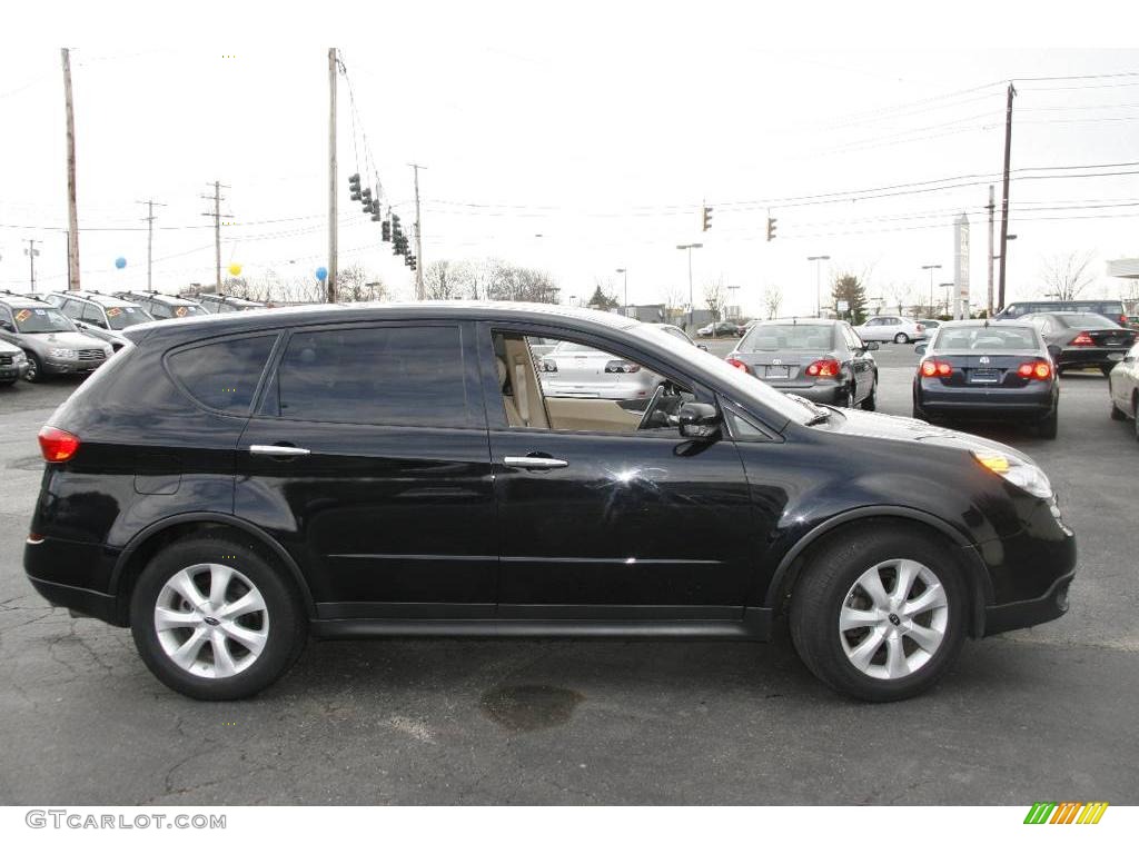 Obsidian Black Pearl 2007 Subaru B9 Tribeca Limited 5 Passenger Exterior Photo #7448746