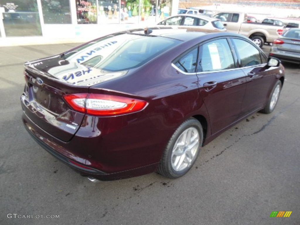 2013 Fusion SE 1.6 EcoBoost - Bordeaux Reserve Red Metallic / Charcoal Black photo #8