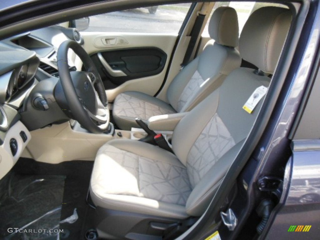 2013 Fiesta SE Sedan - Violet Gray / Charcoal Black/Light Stone photo #11