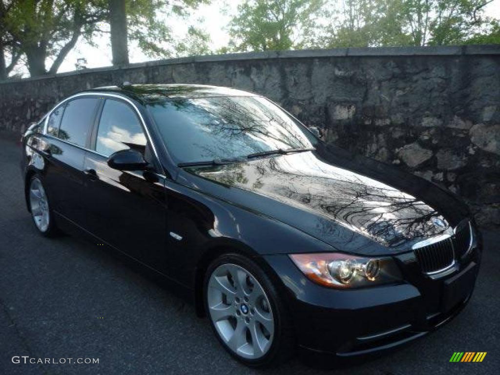 2007 3 Series 335i Sedan - Jet Black / Black photo #1