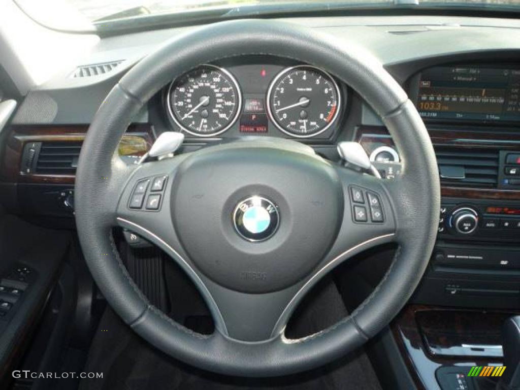 2007 3 Series 335i Sedan - Jet Black / Black photo #8