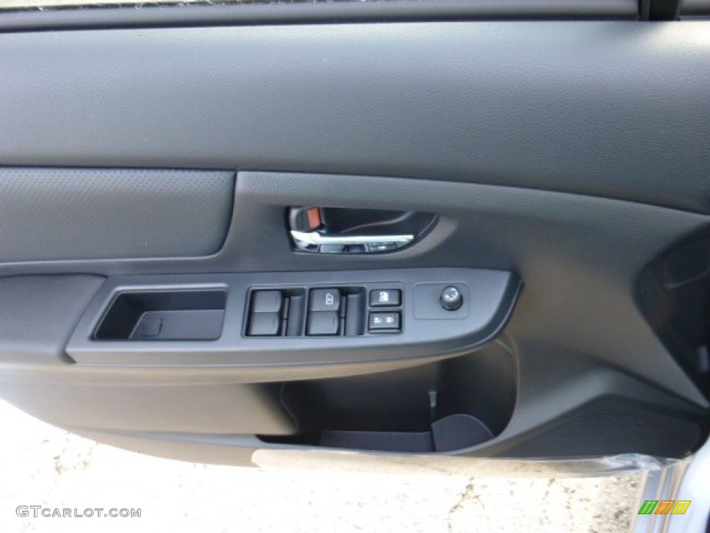 2013 Subaru Impreza 2.0i Limited 5 Door Black Door Panel Photo #74490625