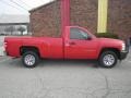 2010 Victory Red Chevrolet Silverado 1500 Regular Cab  photo #2