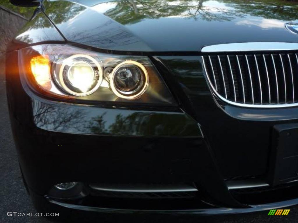 2007 3 Series 335i Sedan - Jet Black / Black photo #15