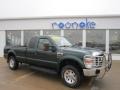 2008 Forest Green Metallic Ford F250 Super Duty Lariat SuperCab 4x4  photo #1