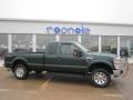 2008 Forest Green Metallic Ford F250 Super Duty Lariat SuperCab 4x4  photo #2