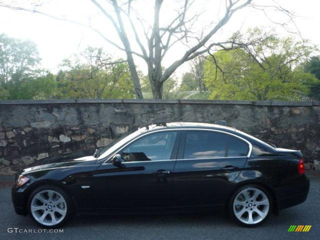 2007 3 Series 335i Sedan - Jet Black / Black photo #18