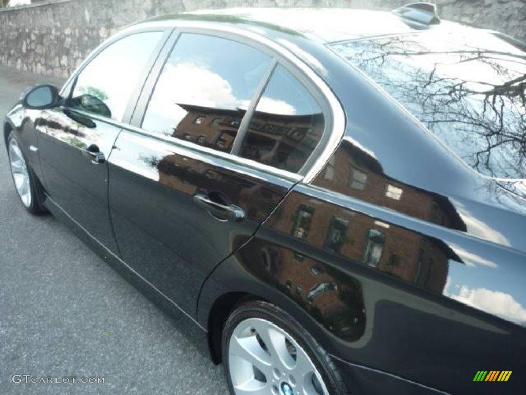 2007 3 Series 335i Sedan - Jet Black / Black photo #20