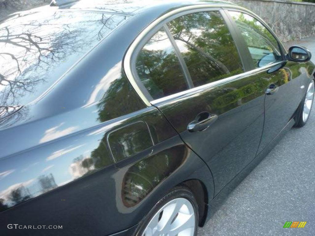 2007 3 Series 335i Sedan - Jet Black / Black photo #21