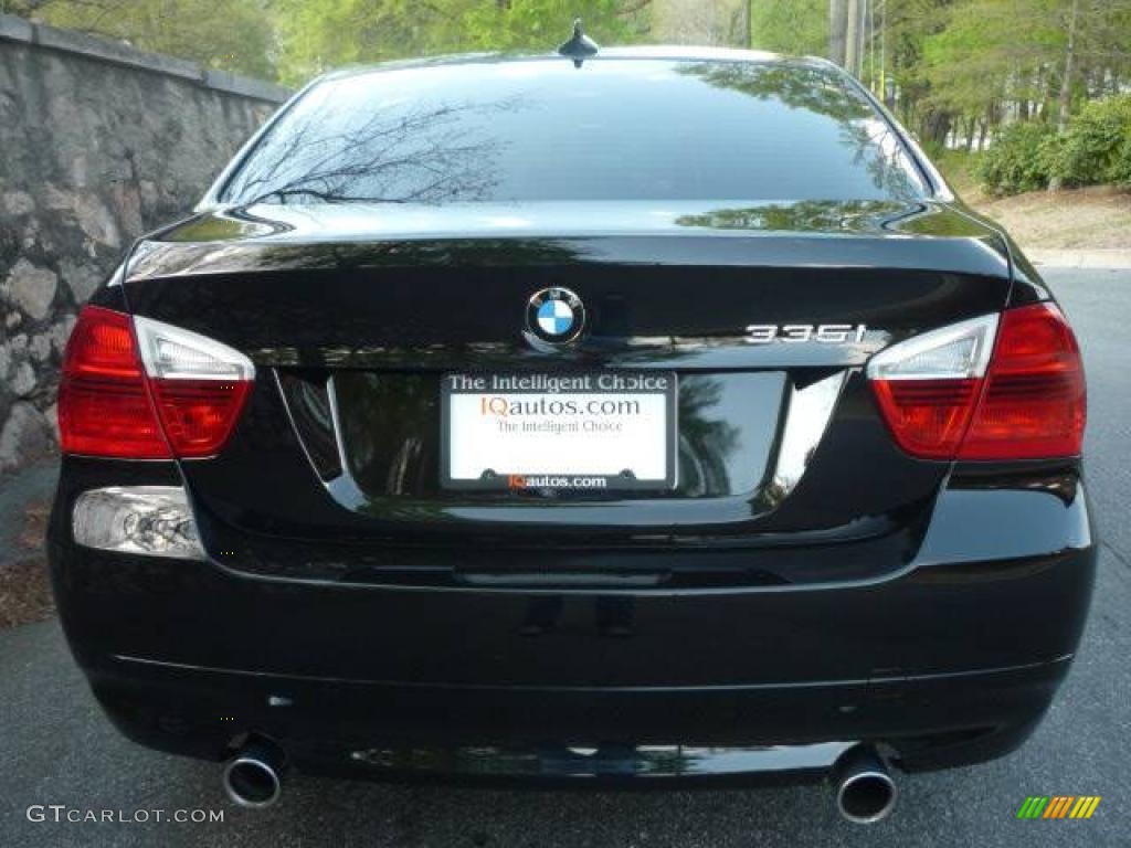2007 3 Series 335i Sedan - Jet Black / Black photo #26