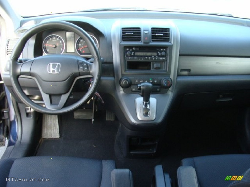 2008 CR-V LX 4WD - Royal Blue Pearl / Black photo #10