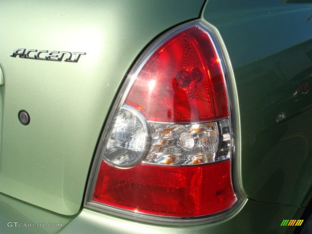 2008 Accent GS Coupe - Apple Green / Black photo #18