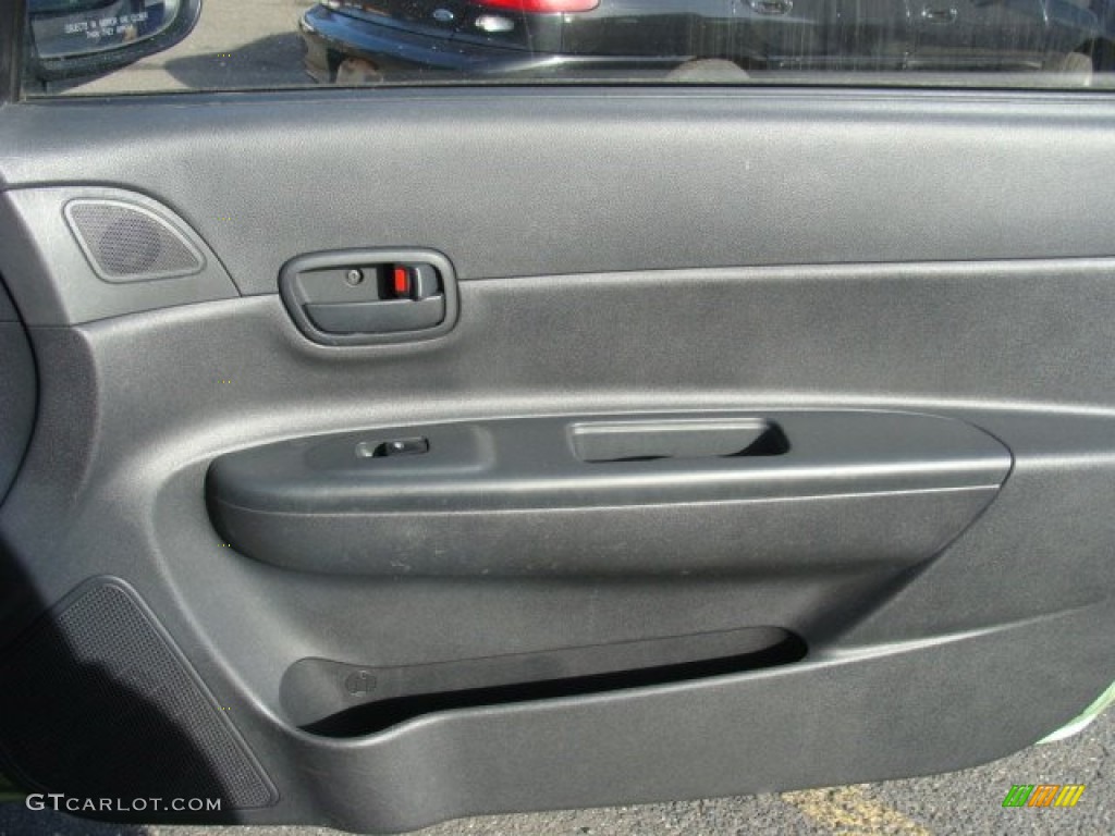 2008 Accent GS Coupe - Apple Green / Black photo #20