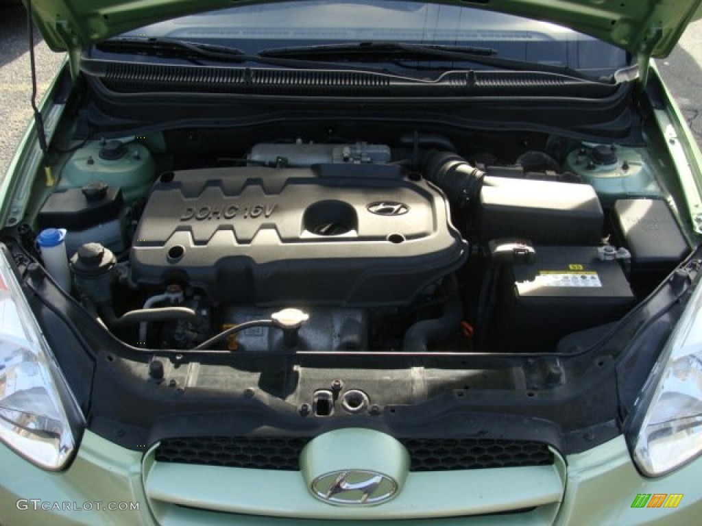 2008 Accent GS Coupe - Apple Green / Black photo #25