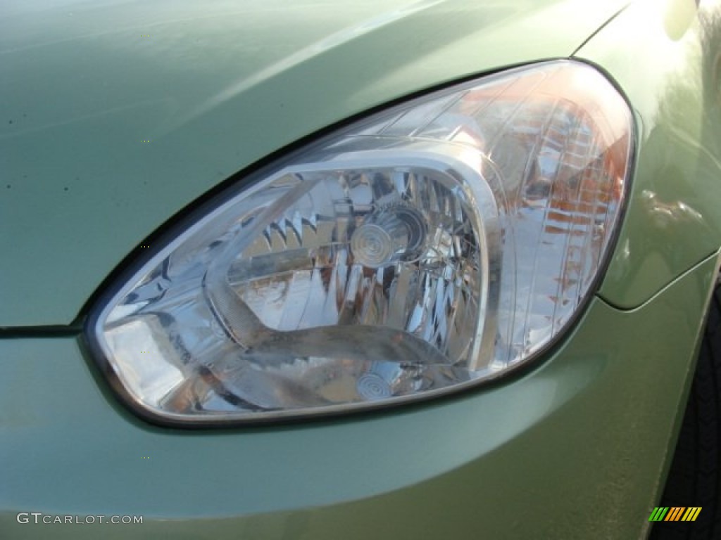 2008 Accent GS Coupe - Apple Green / Black photo #26