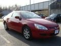 2004 San Marino Red Pearl Honda Accord EX V6 Coupe  photo #3