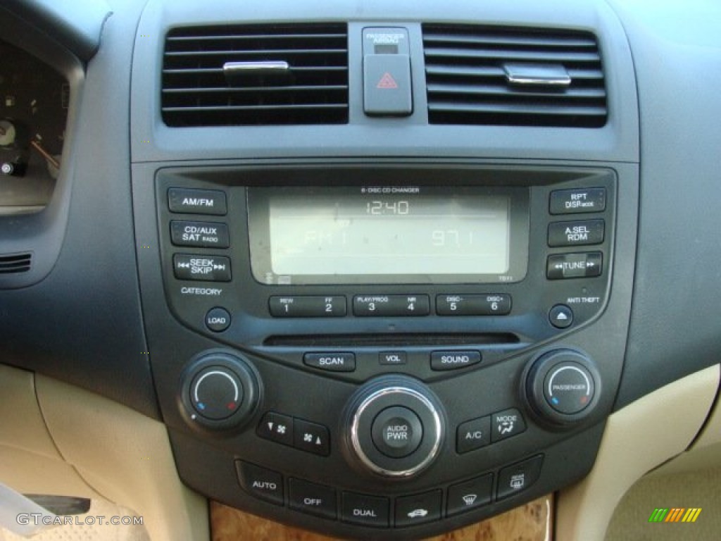 2004 Accord EX V6 Coupe - San Marino Red Pearl / Ivory photo #15