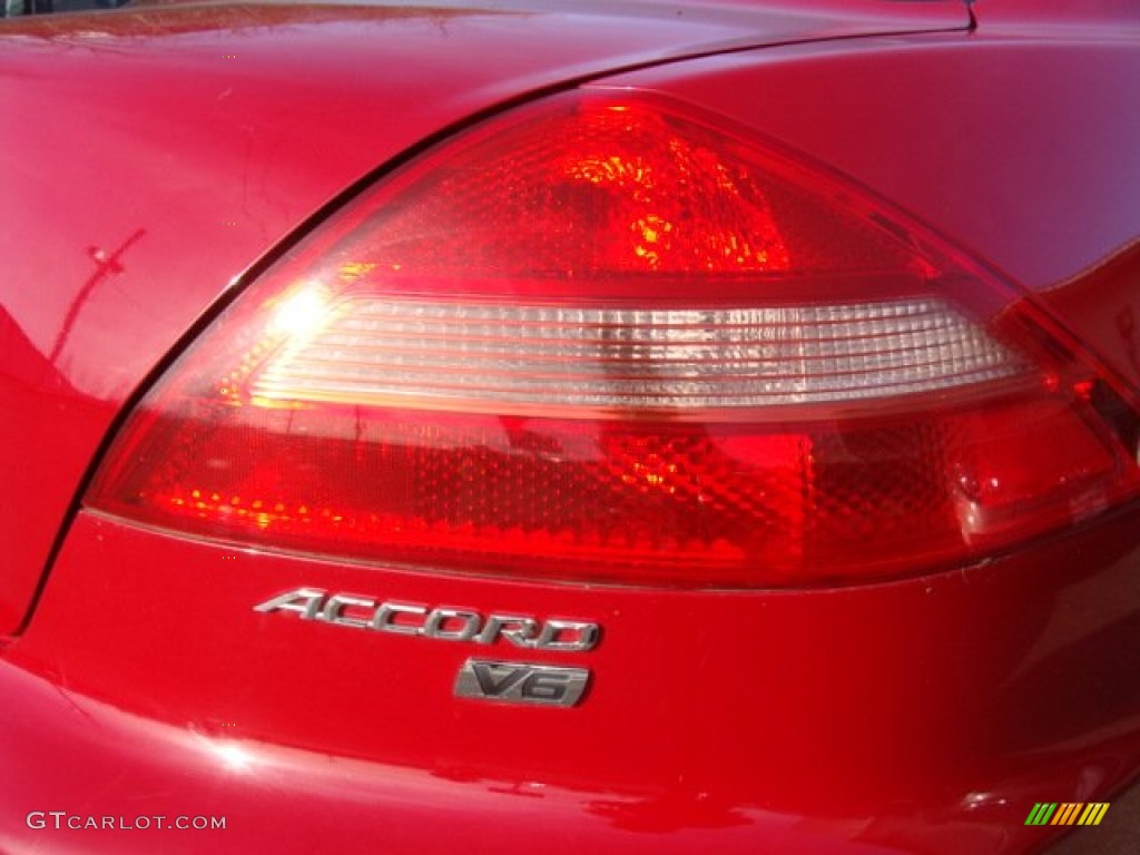 2004 Accord EX V6 Coupe - San Marino Red Pearl / Ivory photo #19