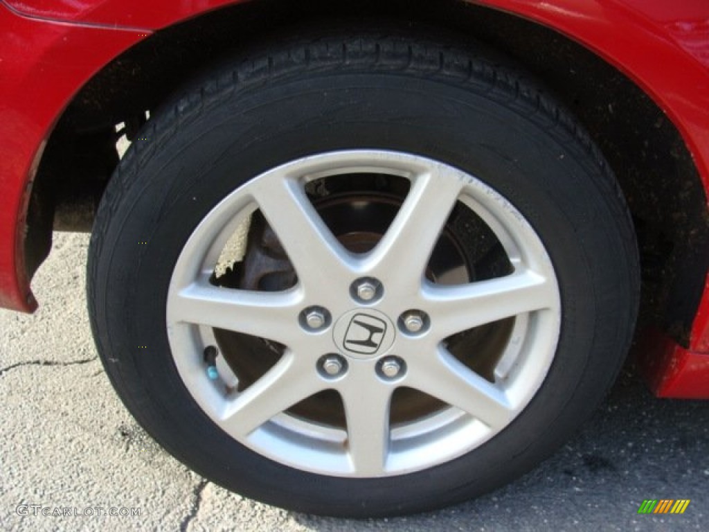 2004 Accord EX V6 Coupe - San Marino Red Pearl / Ivory photo #24
