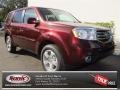 2013 Dark Cherry Pearl Honda Pilot EX  photo #1