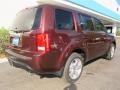 2013 Dark Cherry Pearl Honda Pilot EX  photo #3