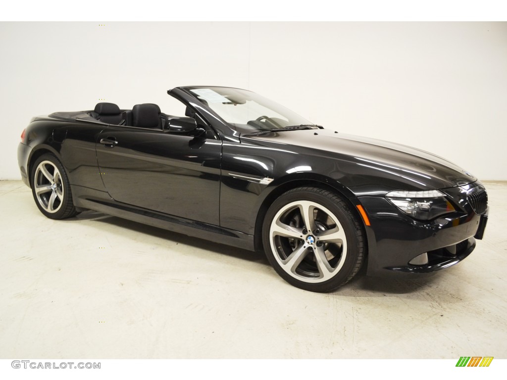 Jet Black 2010 BMW 6 Series 650i Convertible Exterior Photo #74494376