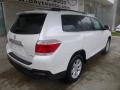 2013 Blizzard White Pearl Toyota Highlander SE 4WD  photo #2