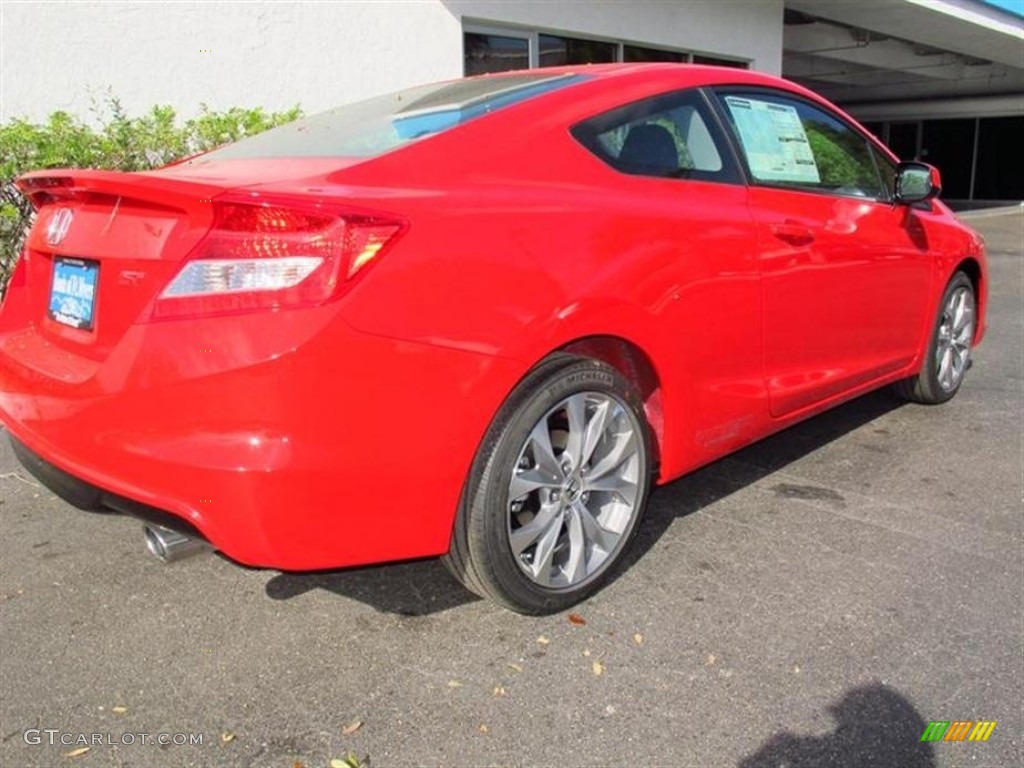 2012 Civic Si Coupe - Rallye Red / Black photo #3