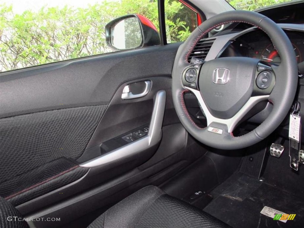 2012 Civic Si Coupe - Rallye Red / Black photo #5