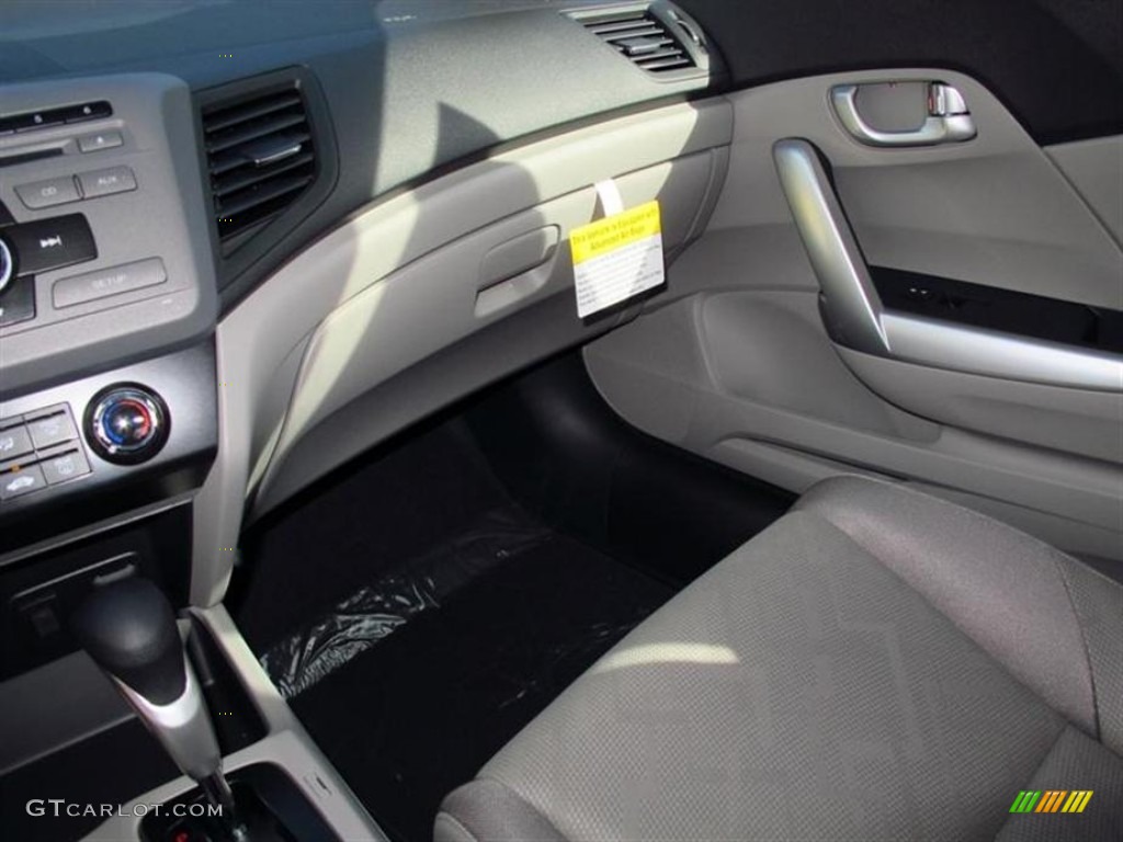 2012 Civic EX Coupe - Rallye Red / Gray photo #9