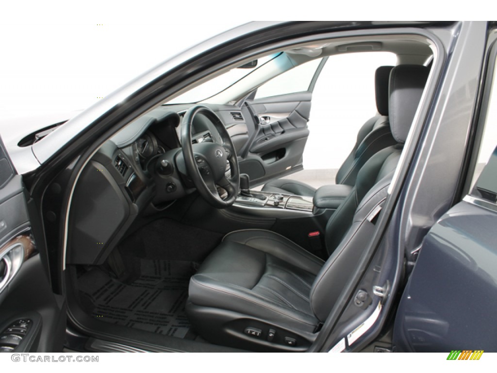 Graphite Interior 2012 Infiniti M 37x AWD Sedan Photo #74496338