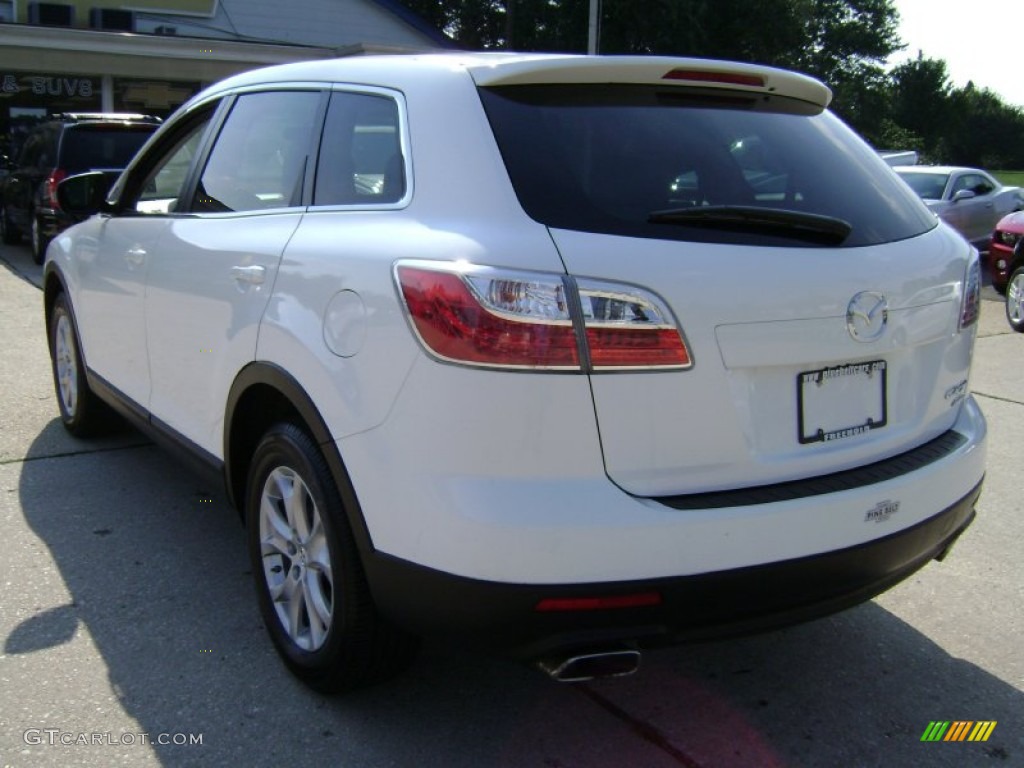 2011 CX-9 Touring AWD - Crystal White Pearl Mica / Sand photo #6