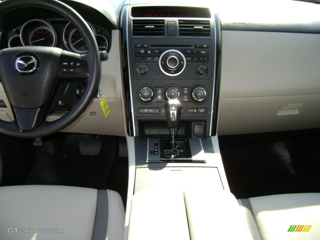 2011 CX-9 Touring AWD - Crystal White Pearl Mica / Sand photo #13