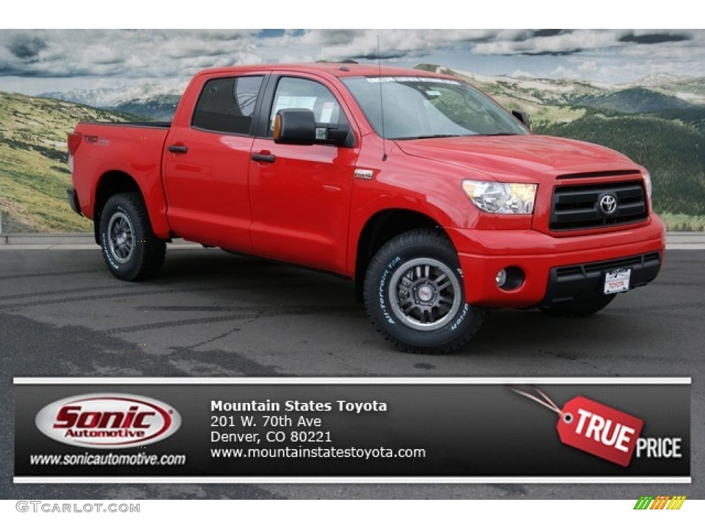 Radiant Red Toyota Tundra